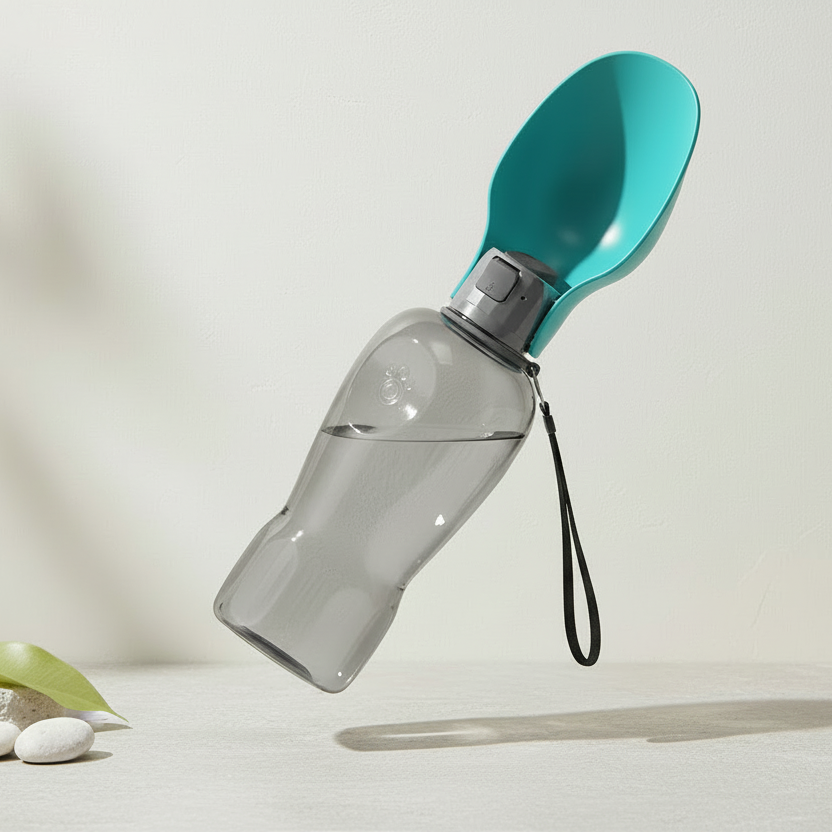 Gourde pour Chien – Portable 800ml, Anti-fuite, Idéale en Balade